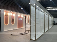 Pink White Boutique Wall and Rack Fixture Set