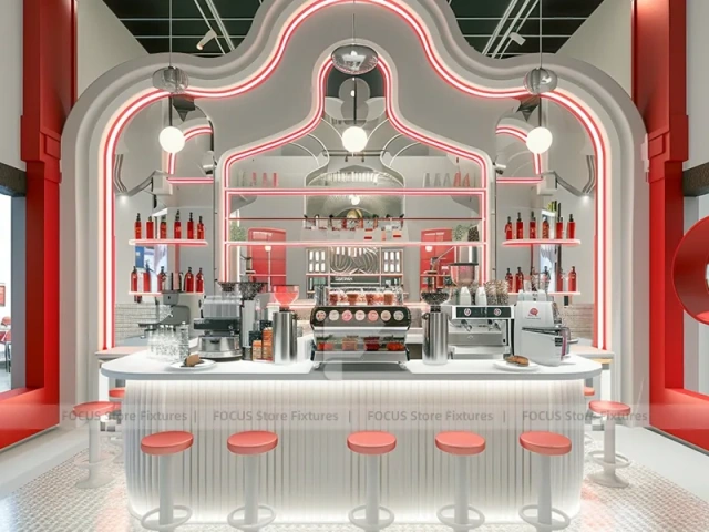 Purple Gold Beverage Island Bar