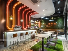 Red Arch Coffee Bar Seating Layout