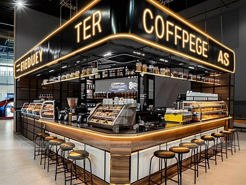 Red Arch Coffee Bar Seating Layout