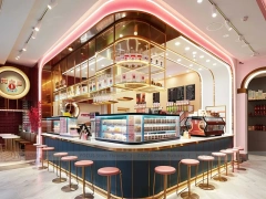 Red Arch Coffee Bar Seating Layout