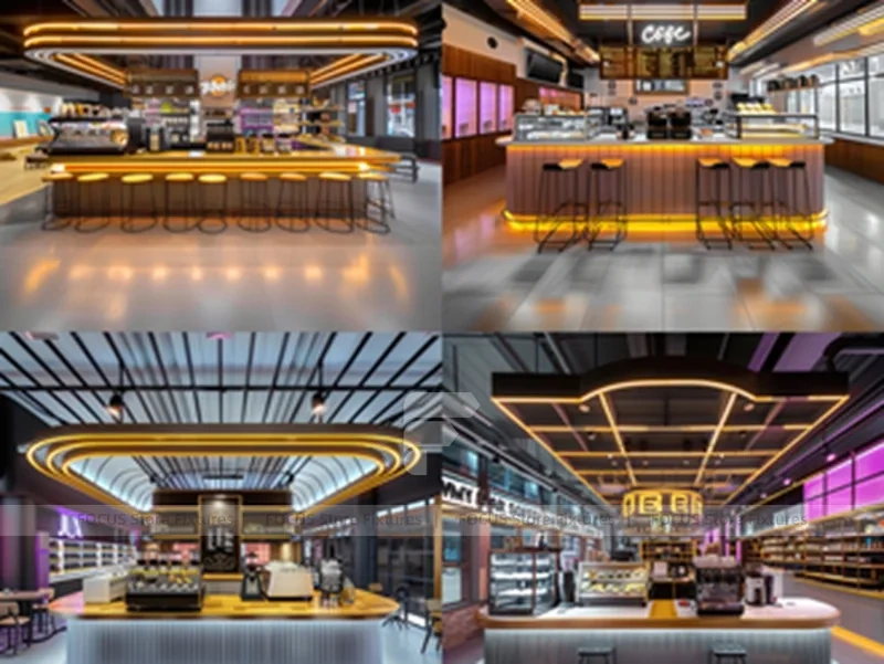 Red Hall Dessert Beverage Seating Layout