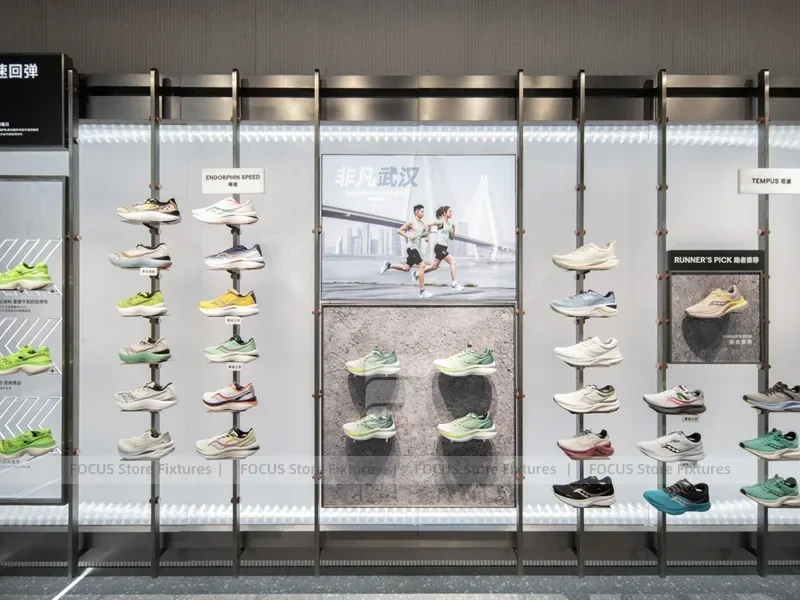 Running Track Sports Store Counter Display