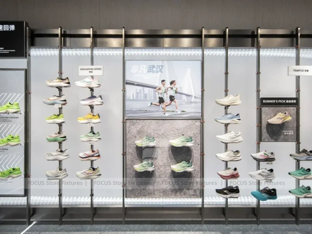 Running Track Sports Store Counter Display