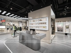Running Track Sports Store Counter Display