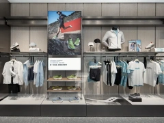 Running Track Sports Store Counter Display