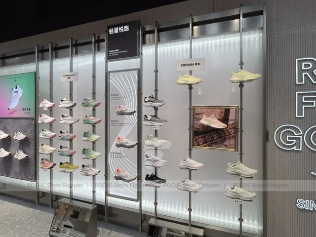 Running Track Sports Store Counter Display