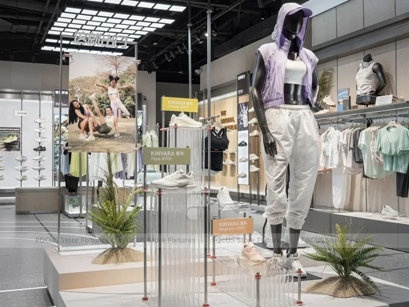 Running Track Sports Store Counter Display