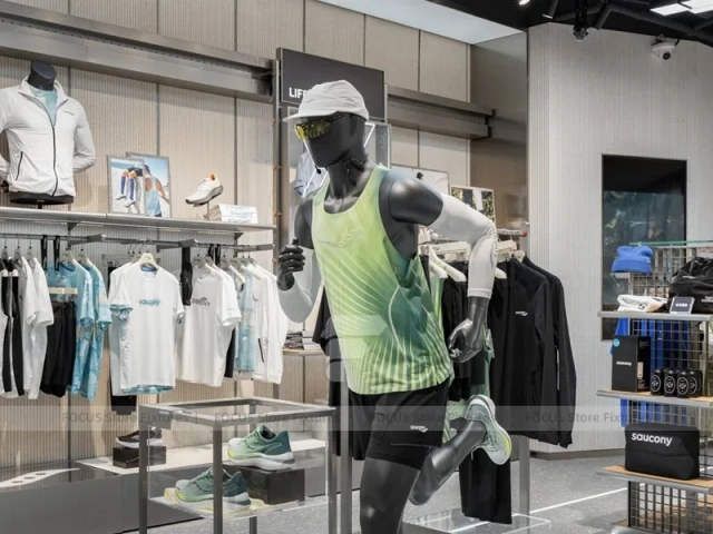 Running Track Sports Store Counter Display