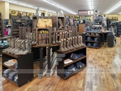 Rustic Sports Apparel Wall and Mannequin Display