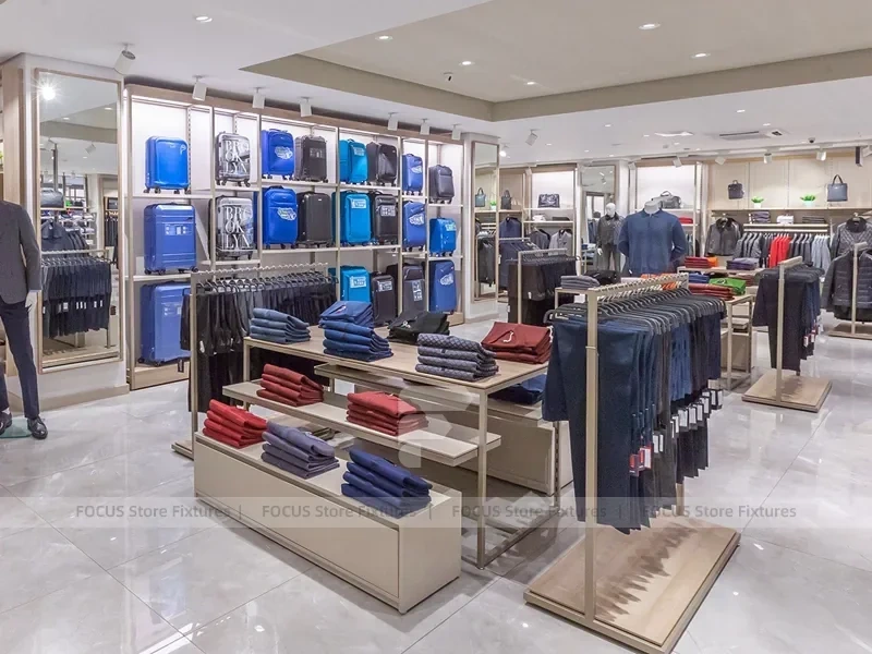Shoe Store Wall and Table Display