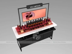 Shu Uemura Black Red Makeup Display Counter