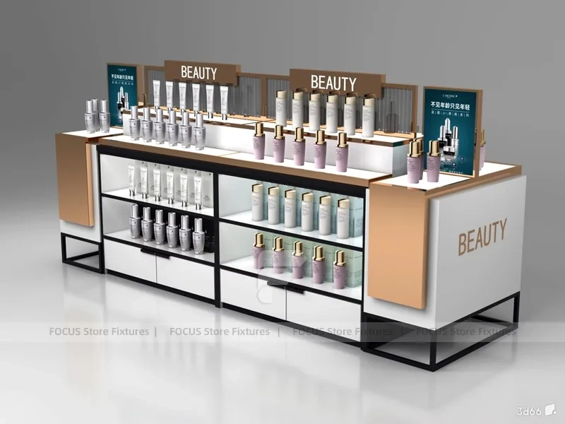 Shu Uemura Black Red Makeup Display Counter