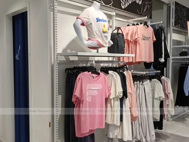 Skechers Apparel Wall Hanging Display