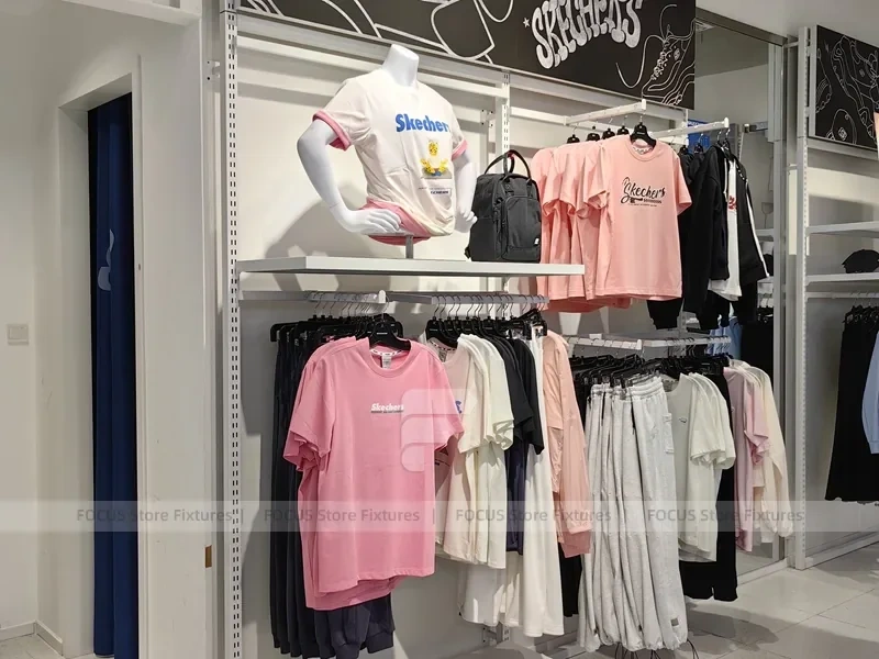 Skechers Apparel Wall Hanging Display