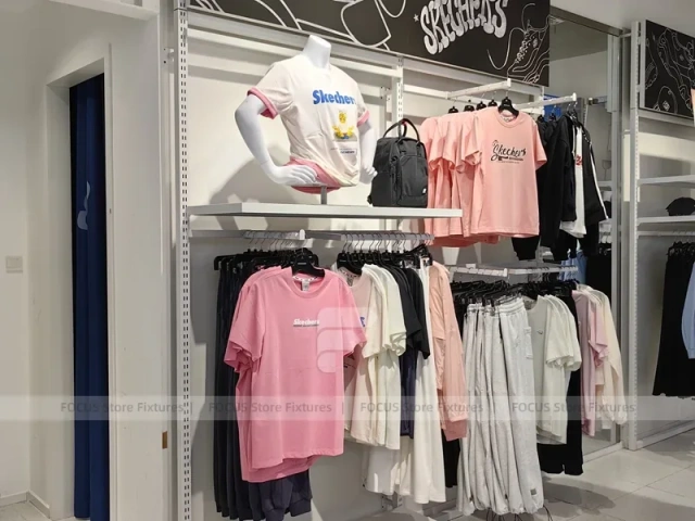 Skechers Apparel Wall Hanging Display