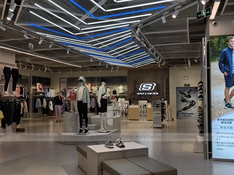 Skechers Apparel Wall Hanging Display