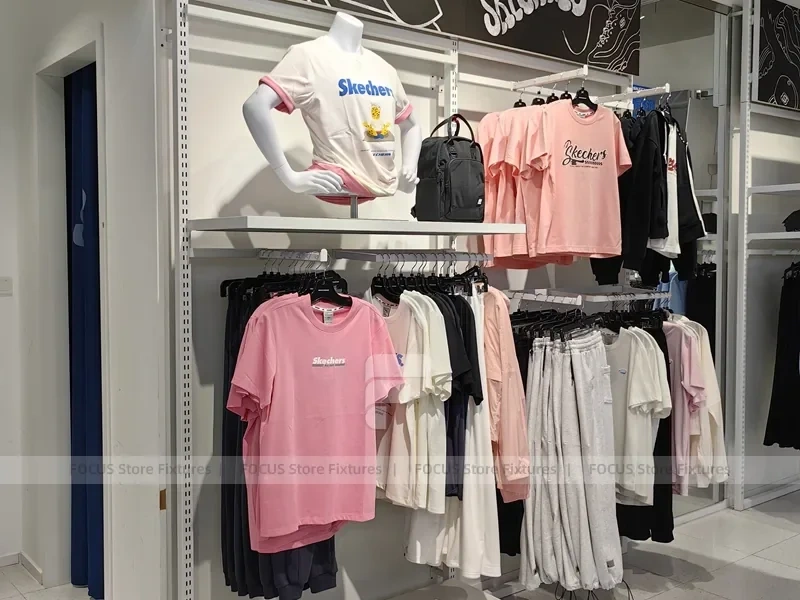 Skechers Apparel Wall Hanging Display