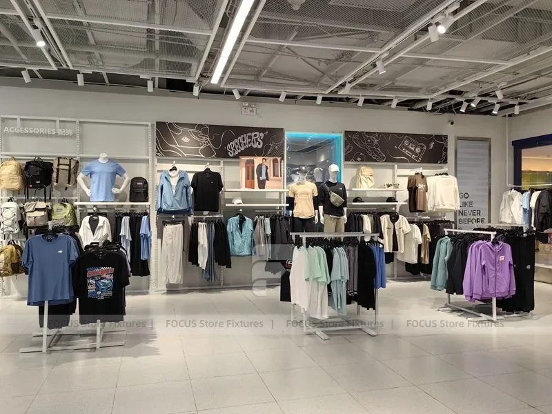 Skechers Apparel Wall and Rack Display