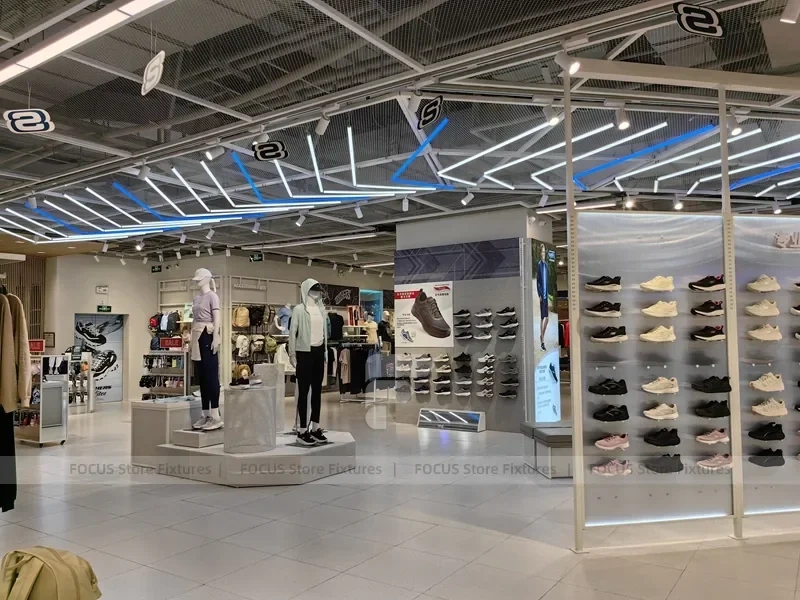 Skechers Apparel Wall and Rack Display