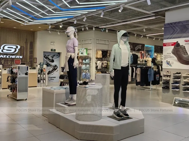 Skechers Apparel Wall and Rack Display