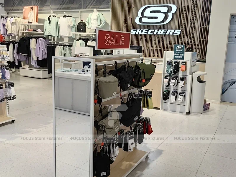 Skechers Apparel Wall and Rack Display