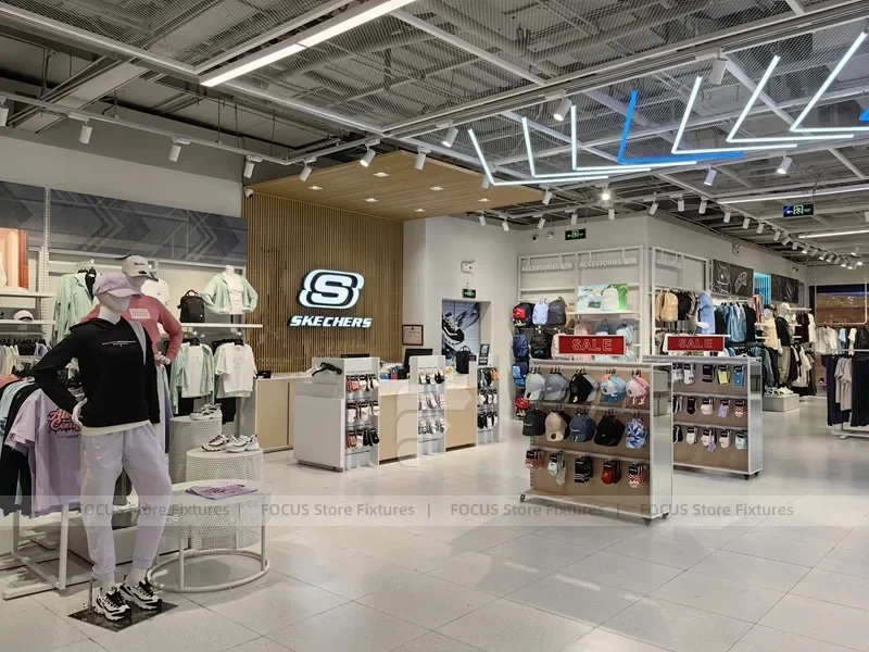 Skechers Bright Sportswear Store Interior Display