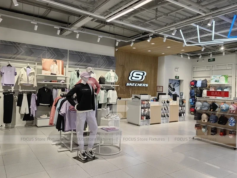 Skechers Bright Sportswear Store Interior Display