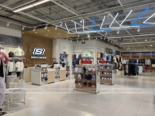 Skechers Bright Sportswear Store Interior Display
