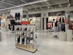 Skechers Sale Gondola and Apparel Display