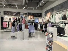 Skechers Sale Gondola and Apparel Display