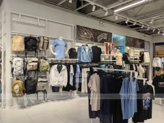 Skechers Sale Gondola and Apparel Display