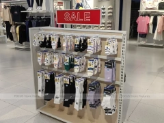 Skechers Wood Logo Wall Checkout Display