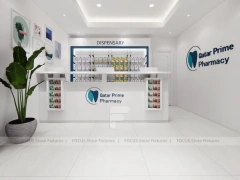 Solar Prime Pharmacy Counter and Gondola Display Layout