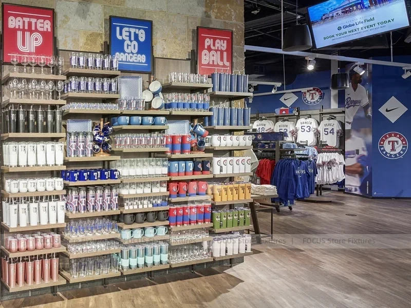 Sports Drink Bottle Wall Rack Display