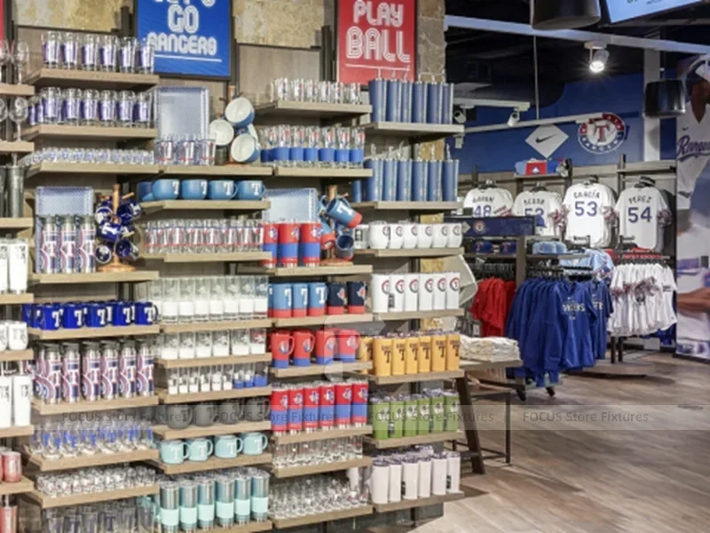 Sports Drink Bottle Wall Rack Display