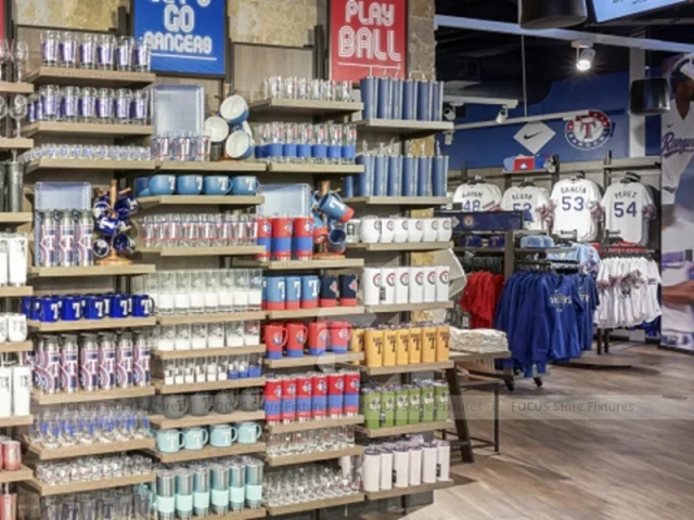 Sports Drink Bottle Wall Rack Display