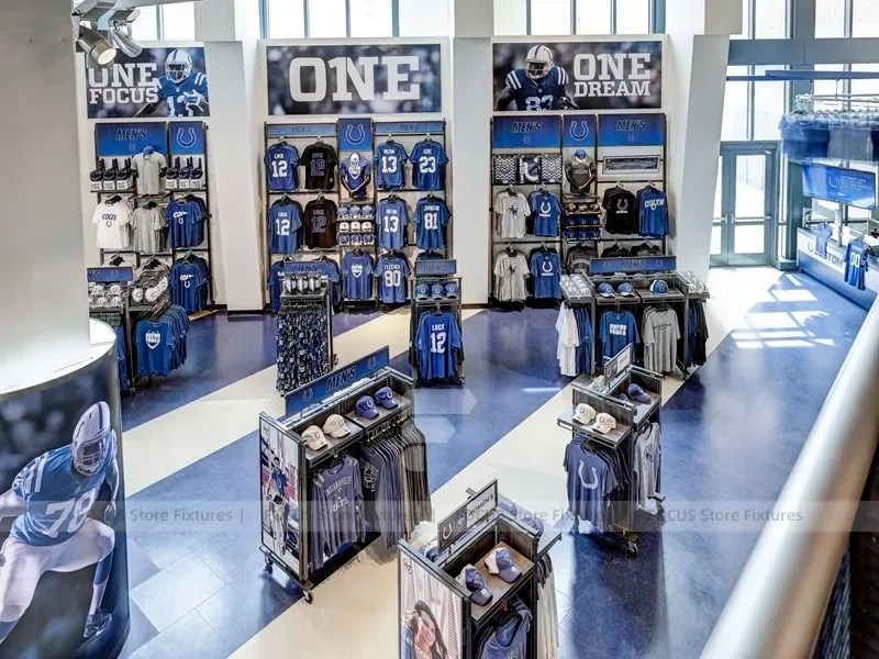 Stadium Merchandise Checkout Counter Display