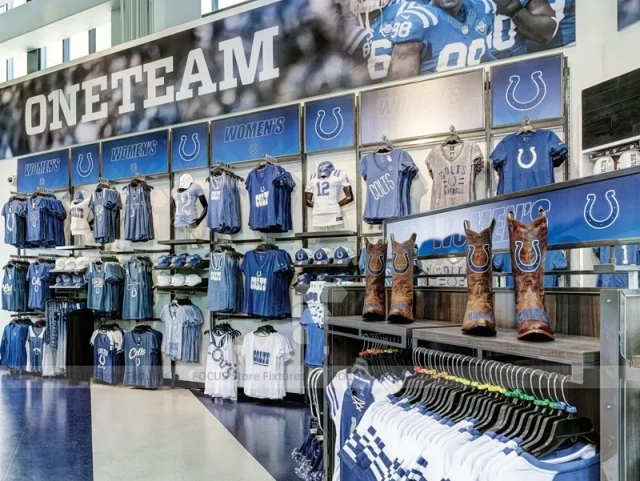Stadium Merchandise Checkout Counter Display
