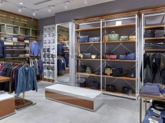Tommy Hilfiger Apparel Store Wood Display Layout