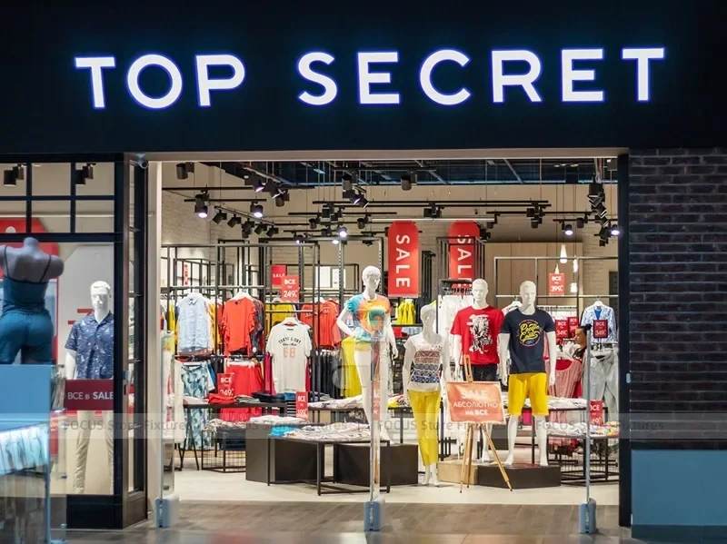 Top Secret Fashion Storefront Display