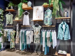 Tropical Fashion Apparel Wall Display