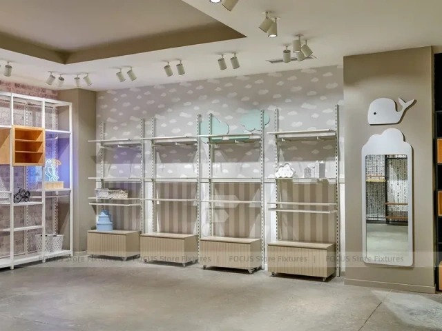 Tropical Fashion Apparel Wall Display