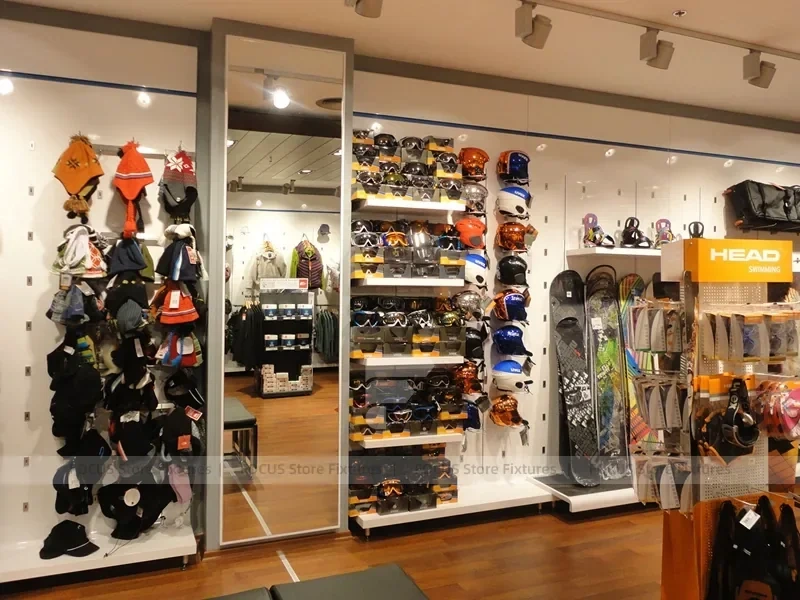 Warm Boutique Apparel Wall and Rack Display