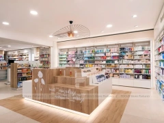 Warm Sport and Health Pharmacy Counter Layout