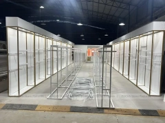 White Boutique Fixture Assembly Layout