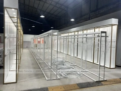 White Boutique Fixture Assembly Layout