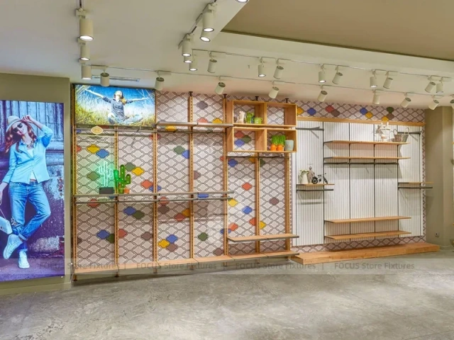 White Brick Apparel Wall Display