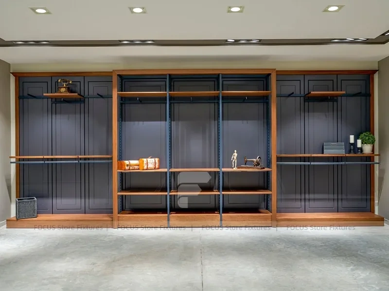 White Brick Apparel Wall Display