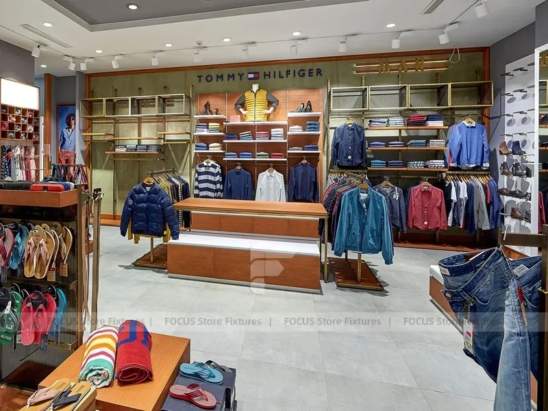White Brick Apparel Wall Display